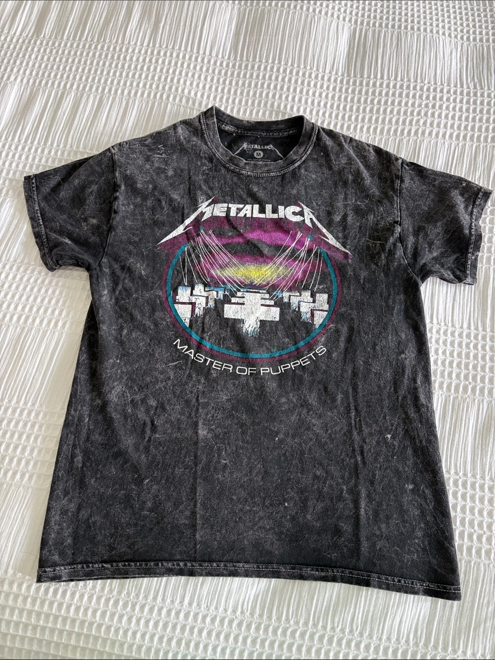 Metallica Black 'Master of Puppets' Graphic Tee